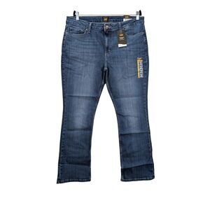 Lee Legendary Bootcut Jeans 18 Medium Mid Rise Stretch‎ Denim NWT